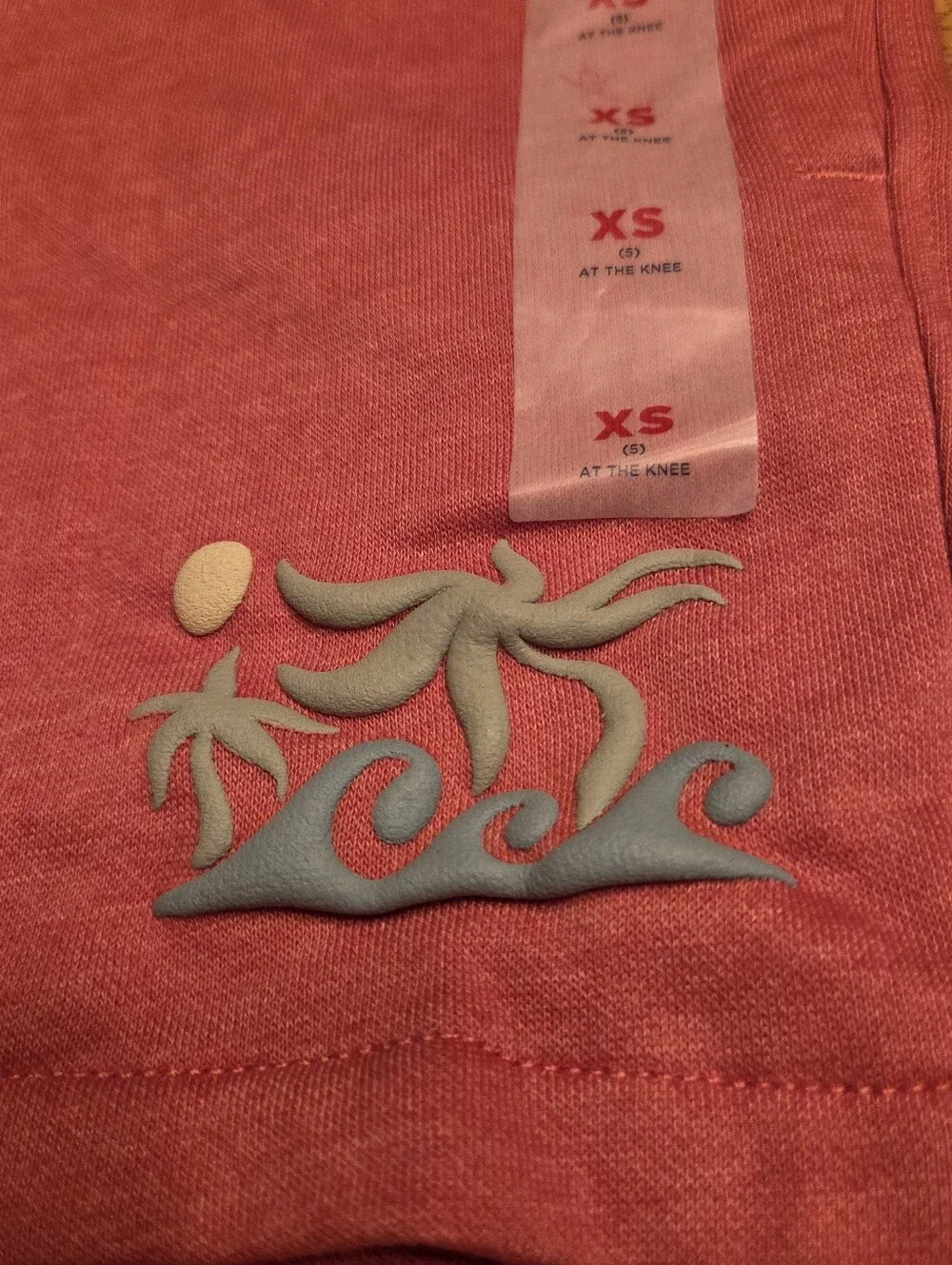 Old Navy Pink Kids Drawstring Shorts with Sun & Wave Graphic